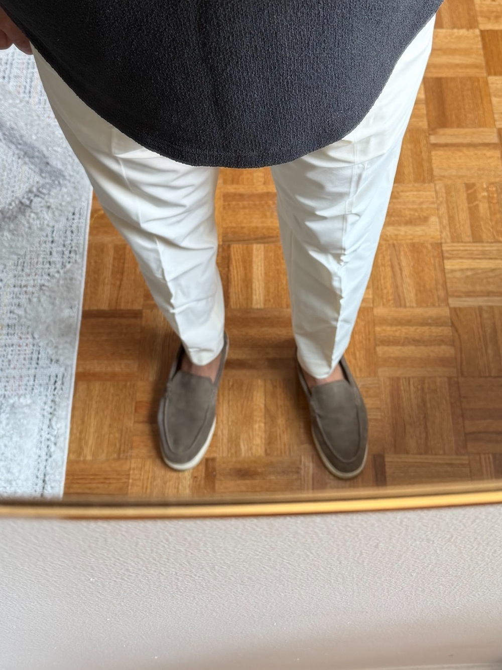 Theory Men's White Ivory Fit Chinos - Versatile Summer Pants size 32